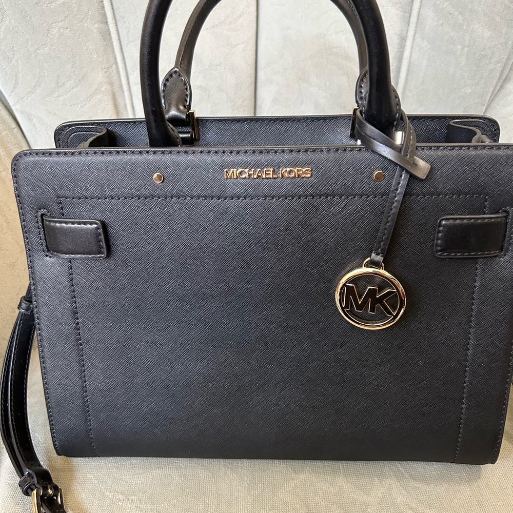 Michael Kors MK Rayne Satchel Black Bag